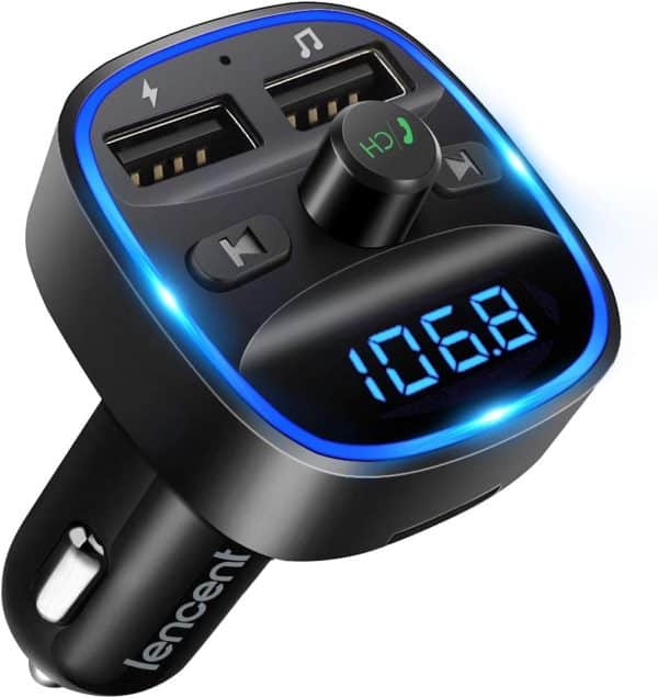 Lencent T25 trasmettitore FM Bluetooth per auto recensione